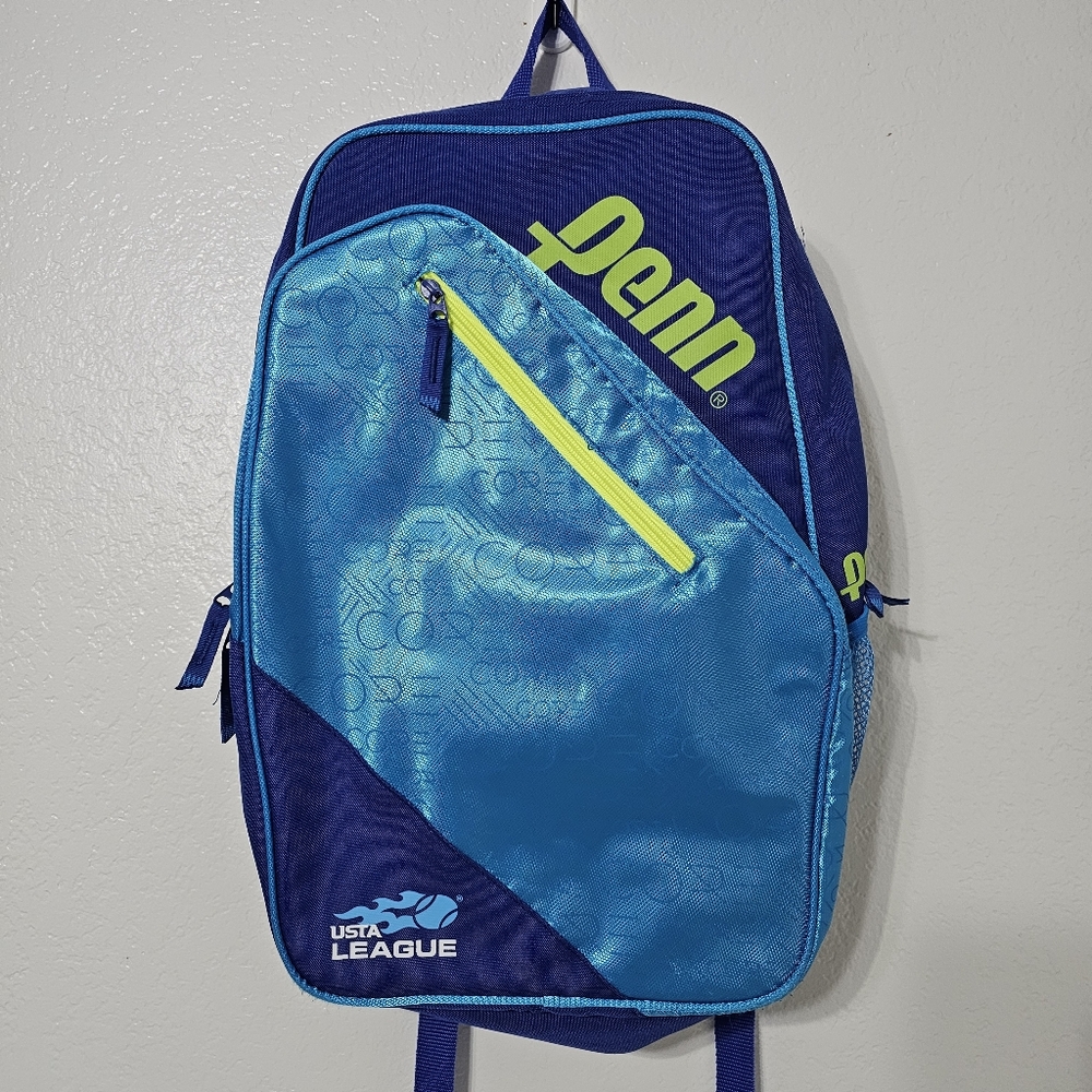 Penn USTA League Tennis Backpack Blue Teal Core Lightweight Sports Bag by HEAD